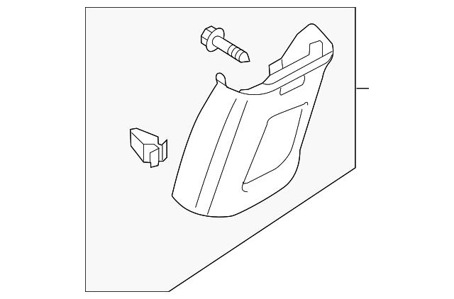 Upper Center Pillar Trim 561-867-244-A-95T