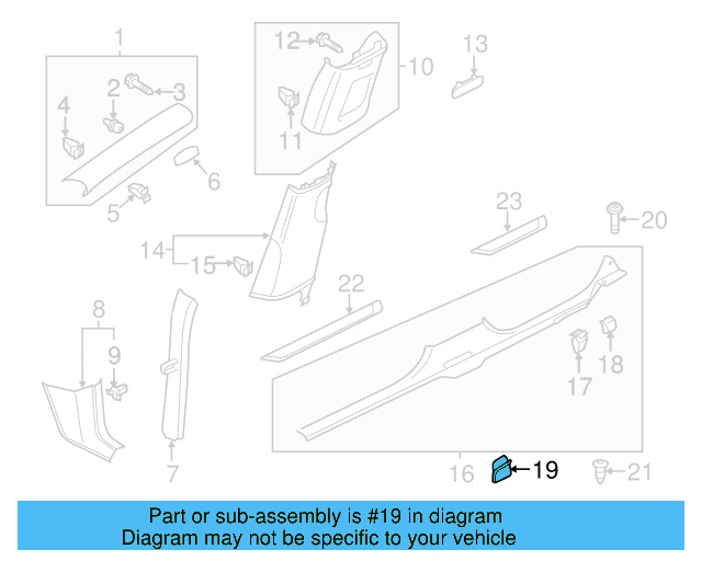 Scuff Plate Clamp N-912-110-01 - View 3