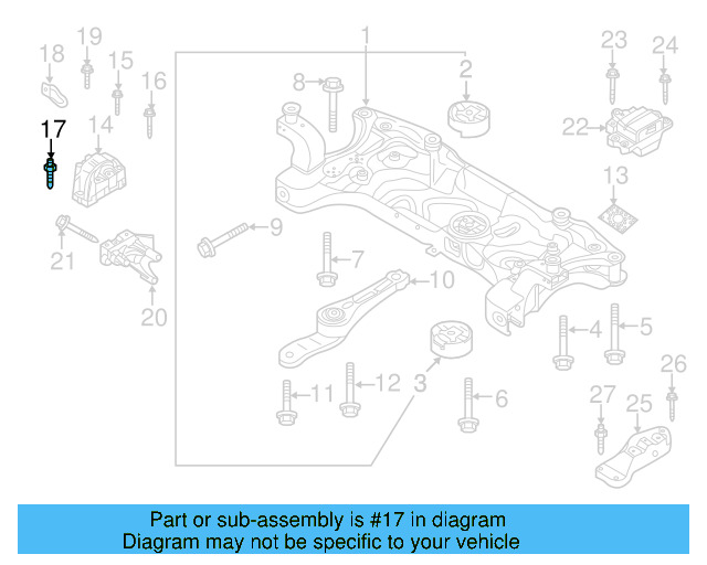 Motor Mount Stud N-910-296-02 - View 94