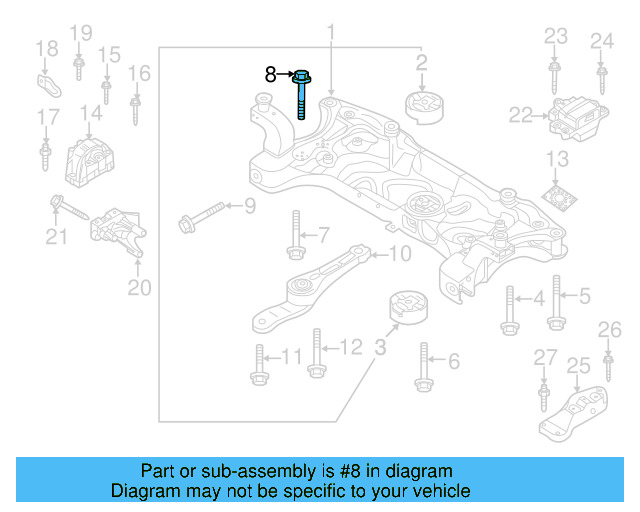 Gear Assembly Mount Bolt N-105-797-02 - View 17
