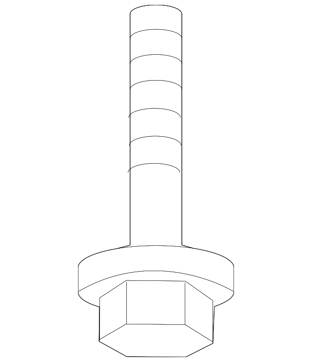 Rear Support Mount Bolt N-911-671-01 - View 8
