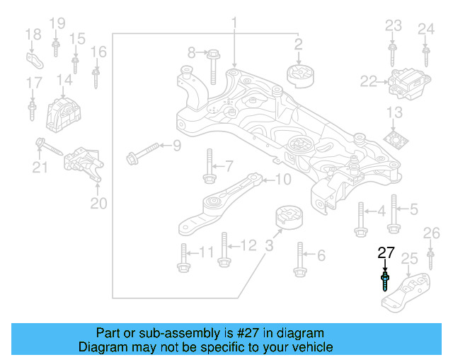 Trans Mount Bracket Stud N-911-270-01 - View 7