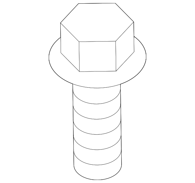 Roof Rail Bolt N-909-080-02 - View 2