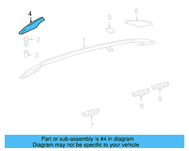 Roof Rack Cover 1K9-860-145-03C - View 4