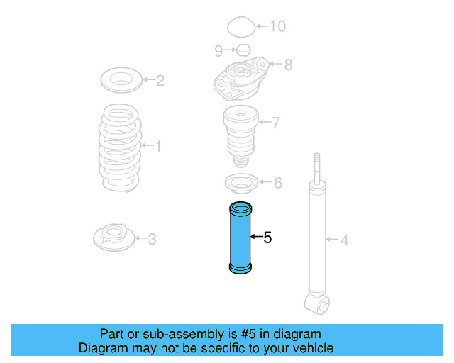 Suspension Shock Absorber Bellows 1K0-513-425 - View 4