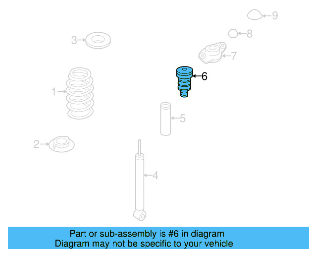 Strut Bumper 1K0-511-353-M - View 20