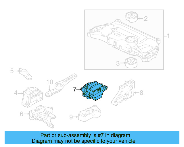 Mount 1K0-199-555-CF - View 13