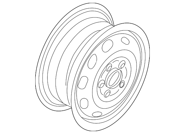 Wheel, Alloy 1J0-601-025-S-1E9 - View 18