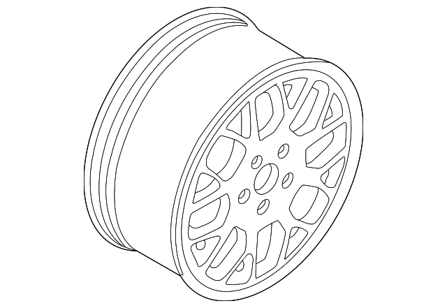 Wheel, Alloy 1J0-601-025-AD-091 - View 4
