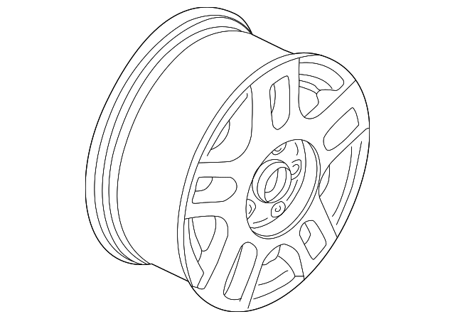 Wheel, Alloy 1J0-601-025-AD-091 - View 5