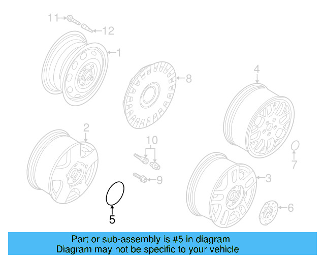 Center Cap 6N0-601-171-BXF - View 15