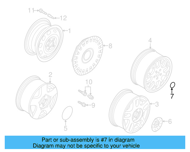 Center Cap 6N0-601-171-BXF - View 17