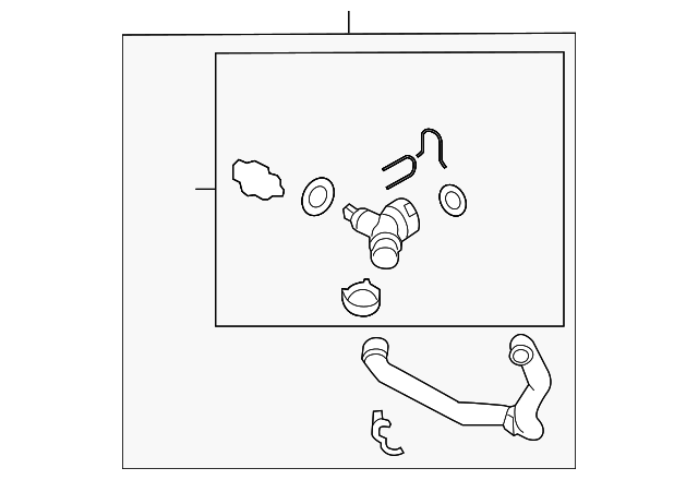 Lower Hose 1K0-122-051-AS - View 13