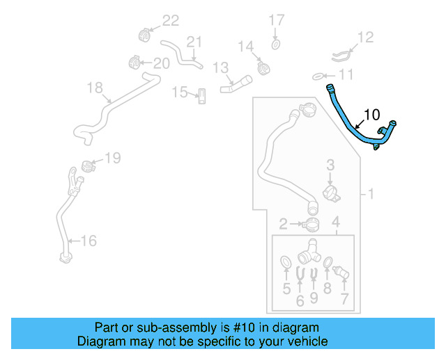 Water Inlet Pipe 07K-121-065-P - View 17