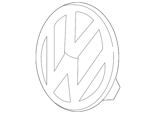 Emblem 3C8-853-601-A-FXC - View 3