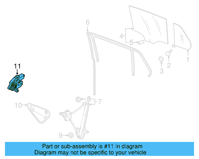 Window Motor 5Q4-959-802-B - View 18