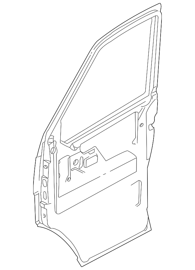 Door Shell 1E0831052B - View 3