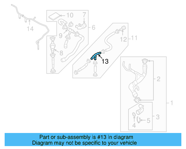 Cooling System Bypass Line Adapter 1K0-121-087-N - View 17