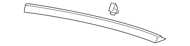 Upper Gate Trim 3CN-867-707-82V - View 4