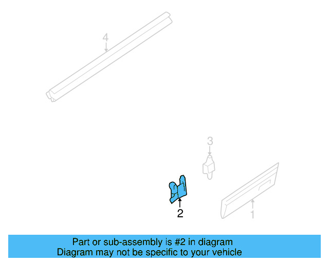 Molding Clip 1H0-853-585