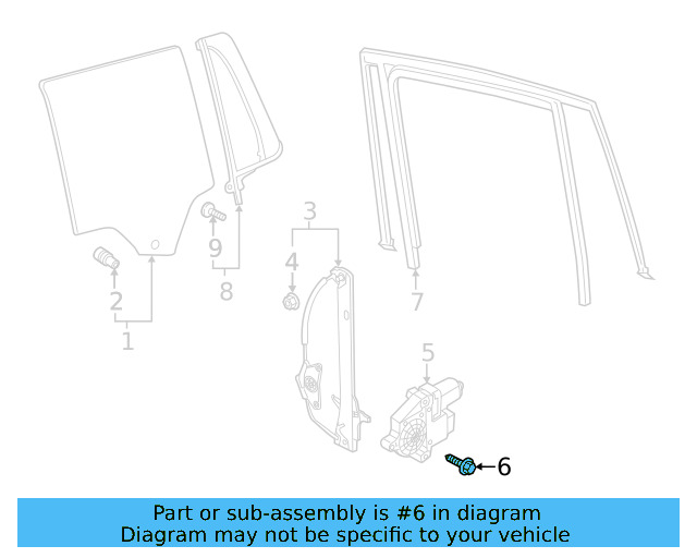 Window Motor Bolt 8Z0-837-691-C - View 38