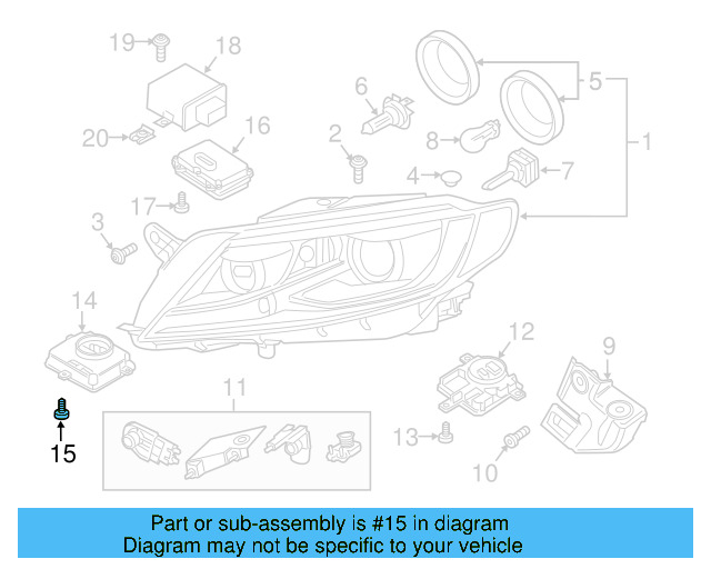 Ballast Bolt 3C8-941-117 - View 9