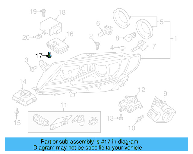 Ballast Bolt 3C8-941-117 - View 8