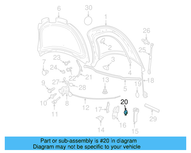 Support Rod Retainer 357-823-397 - View 5