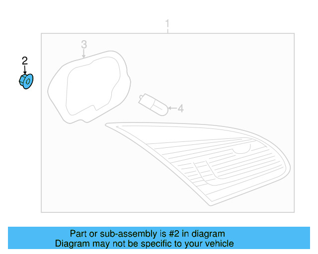 Backup Lamp Assembly Nut N-100-173-04 - View 39