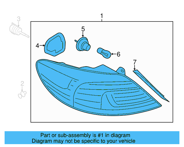 Tail Lamp Assembly 3C8-945-207-AE - View 5