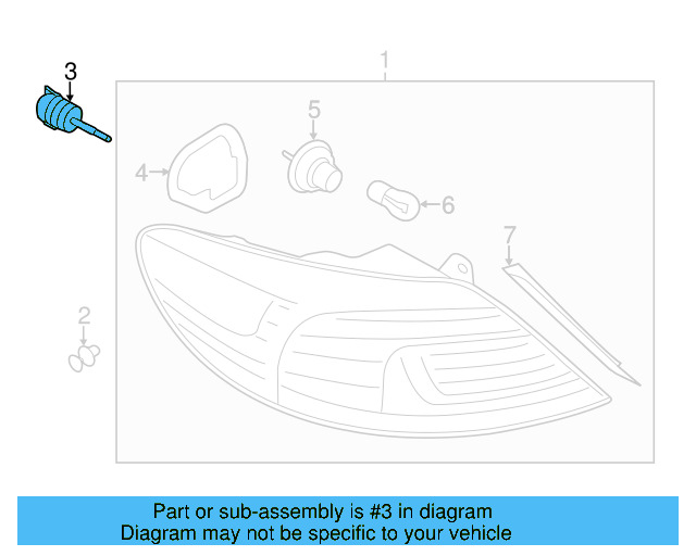 Tail Lamp Assembly Fastener 6RU-945-300 - View 15