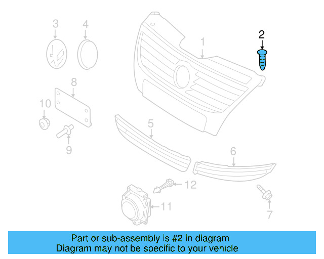 License Bracket Rivet N-038-549-4 - View 8