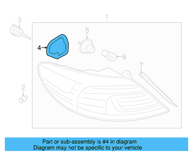 Gasket 3C8-945-140 - View 4
