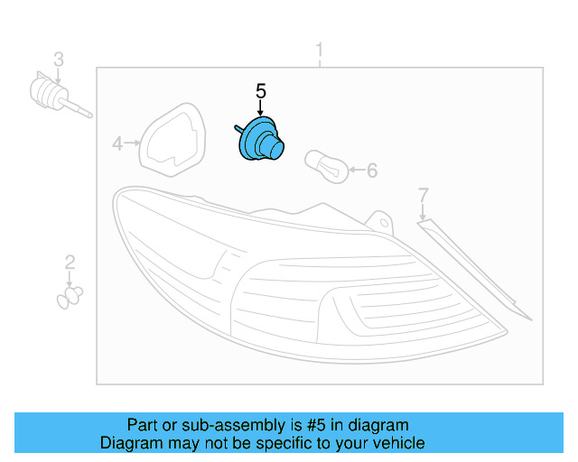 Holder 3C8945331 - View 3