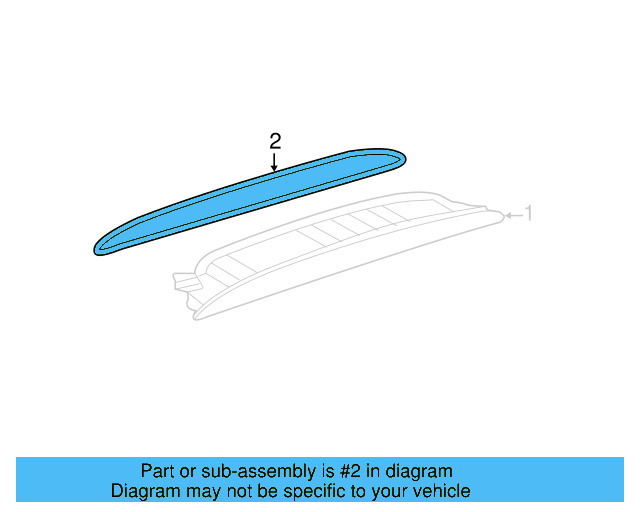 High Mount Lamp Gasket 7P6-945-510 - View 5