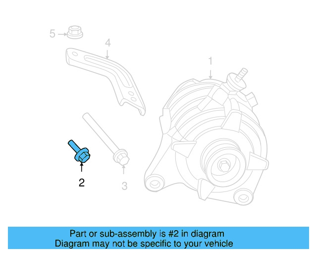 Alternator Bolt WHT-004-314 - View 8