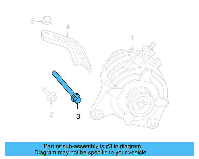 Alternator Screw WHT-004-312 - View 6