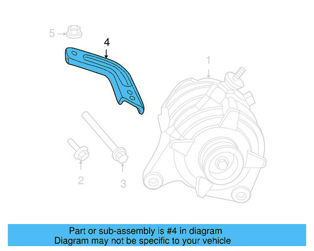 Mount Bracket 7B0-903-253 - View 3