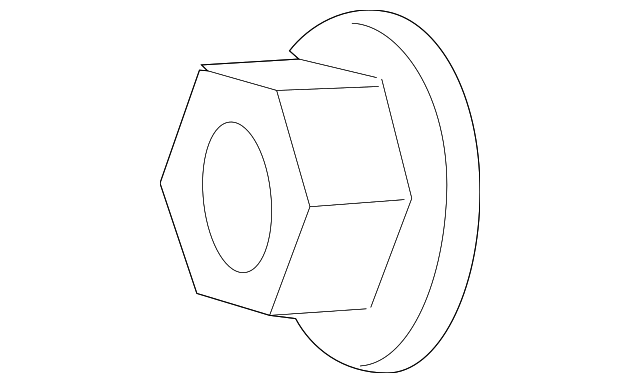Starter Nut WHT-004-469 - View 2