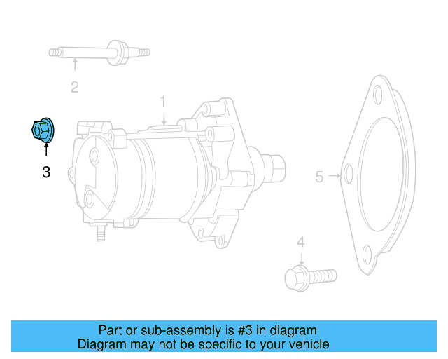 Starter Nut WHT-004-469 - View 7