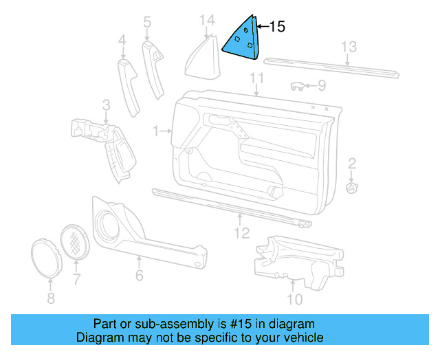 Rod Guide 1H0-867-109-01C - View 3