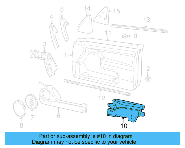 Padded Covering 1E0-868-461-A - View 3