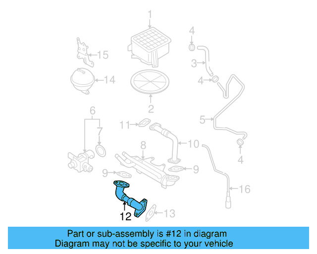 Lower Pipe 028-131-521-AD - View 3