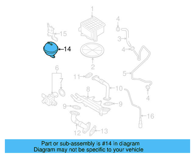 Vacuum Reservoir 038-129-807 - View 28