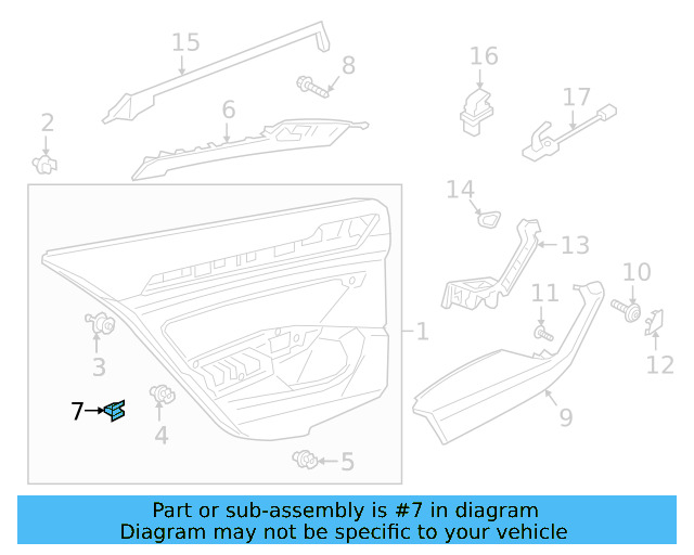 Trim Molding 3G8-867-419-AG-UG8 - View 5