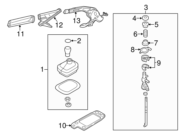 Lever Assembly Lower Bushing 1K0-711-067-C - View 6