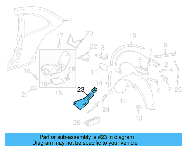 Actuator Retainer 1C0-809-913-D - View 5