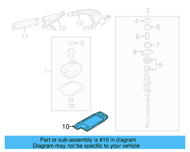 Gasket 1K0-711-267-B - View 9