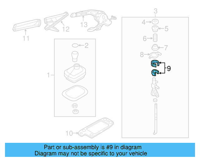 Gasket 1K0-711-267-B - View 8