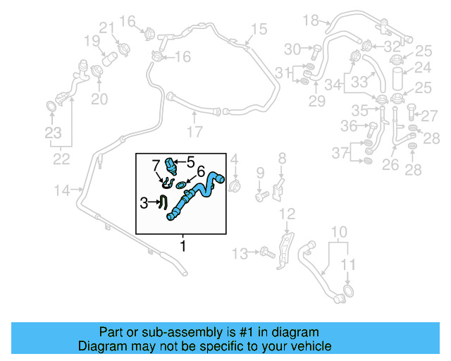 Lower Hose 7P6-122-051-G - View 7